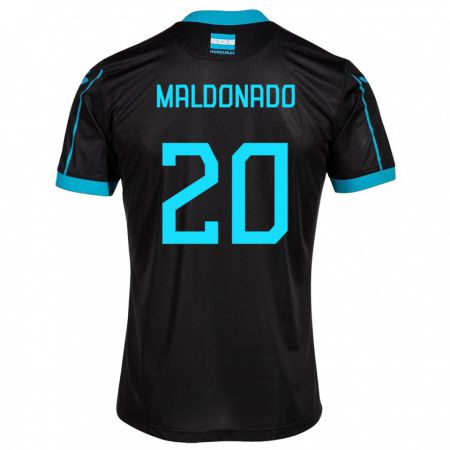 Kandiny Muži Honduras Alessandro Maldonado #20 Čierna Dresy Idegenbeli Csapatmez 24-26 Triĭká