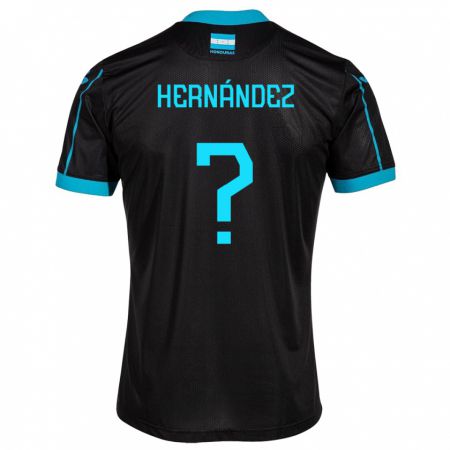 Kandiny Muži Honduras Riccy Hernández #0 Čierna Dresy Idegenbeli Csapatmez 24-26 Triĭká