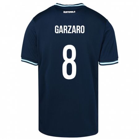 Kandiny Muži Guatemala Santiago Garzaro #8 Modrá Dresy Idegenbeli Csapatmez 24-26 Triĭká