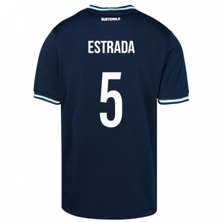 Kandiny Muži Guatemala Elizabeth Estrada #5 Modrá Dresy Idegenbeli Csapatmez 24-26 Triĭká