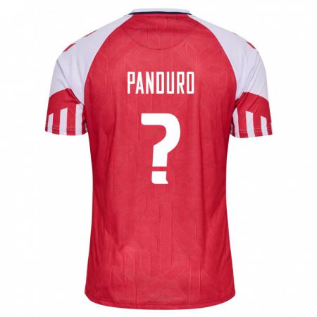 Kandiny Ženy Dánske Tristan Panduro #0 Červená Dresy Hazai Csapatmez 24-26 Triĭká