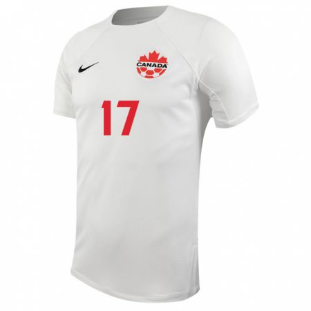Kandiny Ženy Kanadské Patrick Metcalfe #17 Biely Dresy Idegenbeli Csapatmez 24-26 Triĭká