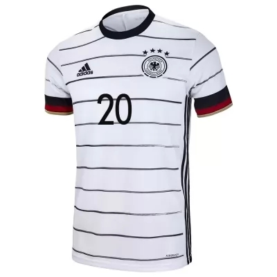Deti Nemecké Národné Futbalové Mužstvo Robin Gosens #20 Domáci Biely Dresy 2021 Košele Dres