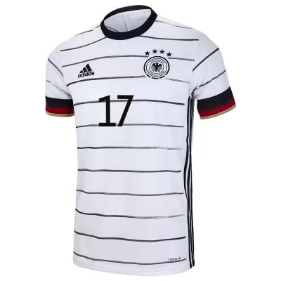 Deti Nemecké Národné Futbalové Mužstvo Florian Neuhaus #17 Domáci Biely Dresy 2021 Košele Dres