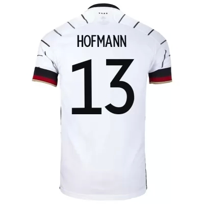 Muži Nemecké národné futbalové mužstvo Jonas Hofmann #13 Domáci Biely Dresy 2021 Košele Dres
