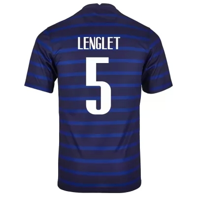 Muži Francúzske národné futbalové mužstvo Clement Lenglet #5 Domáci Tmavomodrá Dresy 2021 Košele Dres