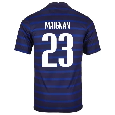 Muži Francúzske národné futbalové mužstvo Mike Maignan #23 Domáci Tmavomodrá Dresy 2021 Košele Dres