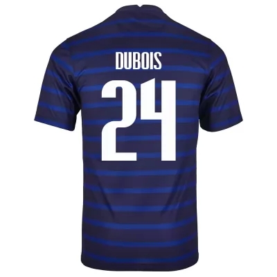 Deti Francúzske národné futbalové mužstvo Leo Dubois #24 Domáci Tmavomodrá Dresy 2021 Košele Dres