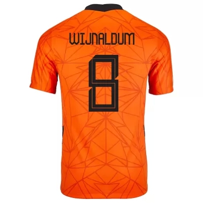Ženy Holandské národné futbalové mužstvo Georginio Wijnaldum #8 Domáci Oranžová Dresy 2021 Košele Dres
