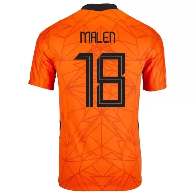 Ženy Holandské národné futbalové mužstvo Donyell Malen #18 Domáci Oranžová Dresy 2021 Košele Dres
