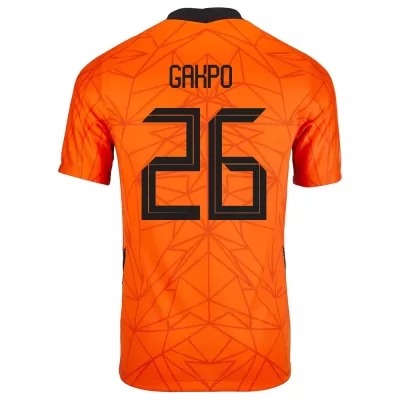 Ženy Holandské národné futbalové mužstvo Cody Gakpo #26 Domáci Oranžová Dresy 2021 Košele Dres