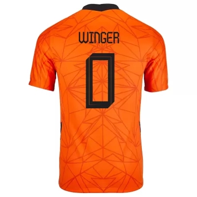 Muži Holandské národné futbalové mužstvo Right Winger #0 Domáci Oranžová Dresy 2021 Košele Dres