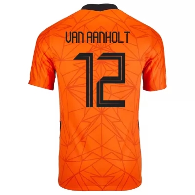 Muži Holandské národné futbalové mužstvo Patrick van Aanholt #12 Domáci Oranžová Dresy 2021 Košele Dres