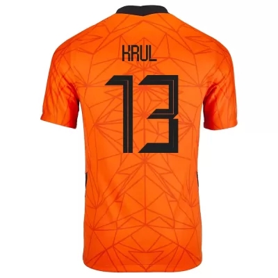 Muži Holandské národné futbalové mužstvo Tim Krul #13 Domáci Oranžová Dresy 2021 Košele Dres