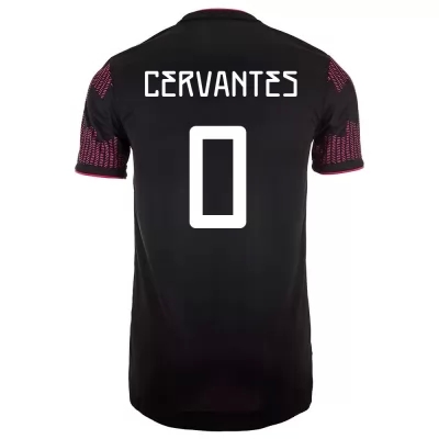 Deti Mexické národné futbalové mužstvo Alan Cervantes #0 Domáci Červená Ruža Dresy 2021 Košele Dres