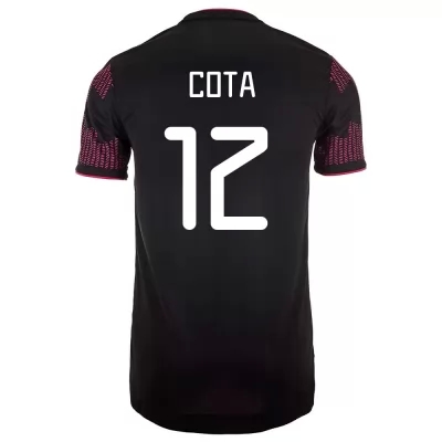 Muži Mexické národné futbalové mužstvo Rodolfo Cota #12 Domáci Červená Ruža Dresy 2021 Košele Dres