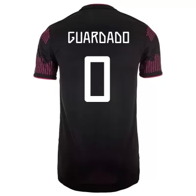 Deti Mexické národné futbalové mužstvo Andres Guardado #0 Domáci Červená Ruža Dresy 2021 Košele Dres