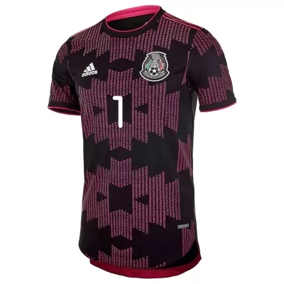 Muži Mexické Národné Futbalové Mužstvo Alfredo Talavera #1 Domáci Červená Ruža Dresy 2021 Košele Dres
