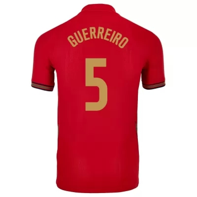 Ženy Portugalské národné futbalové mužstvo Raphaël Guerreiro #5 Domáci Červená Dresy 2021 Košele Dres