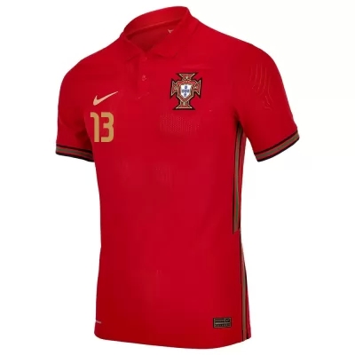 Ženy Portugalské Národné Futbalové Mužstvo Danilo Pereira #13 Domáci Červená Dresy 2021 Košele Dres
