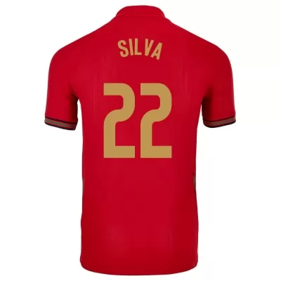 Deti Portugalské národné futbalové mužstvo Rui Silva #22 Domáci Červená Dresy 2021 Košele Dres