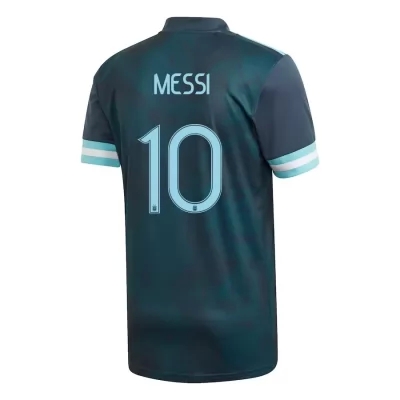 Muži Argentínske národné futbalové mužstvo Lionel Messi #10 Vonkajší Tmavomodrá Dresy 2021 Košele Dres