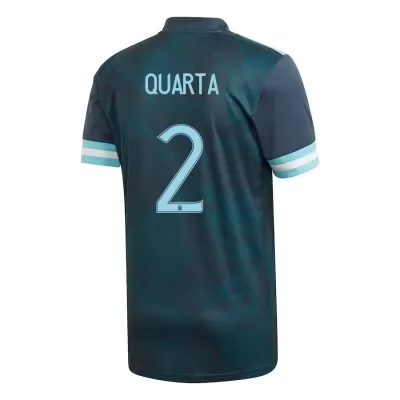 Ženy Argentínske národné futbalové mužstvo Lucas Martinez Quarta #2 Vonkajší Tmavomodrá Dresy 2021 Košele Dres
