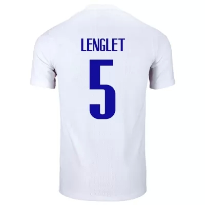 Ženy Francúzske národné futbalové mužstvo Clement Lenglet #5 Vonkajší Biely Dresy 2021 Košele Dres
