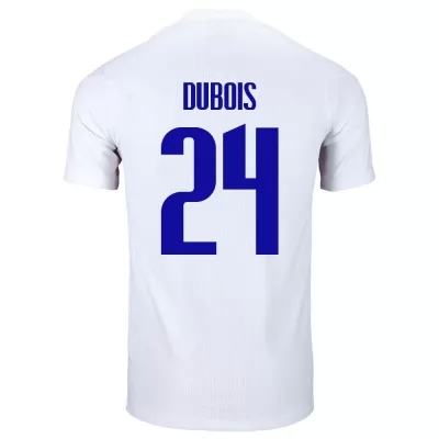 Deti Francúzske národné futbalové mužstvo Leo Dubois #24 Vonkajší Biely Dresy 2021 Košele Dres