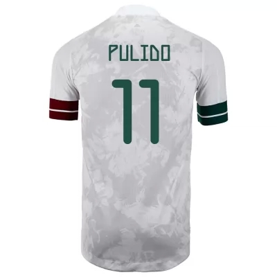 Muži Mexické národné futbalové mužstvo Alan Pulido #11 Vonkajší Biely čierny Dresy 2021 Košele Dres