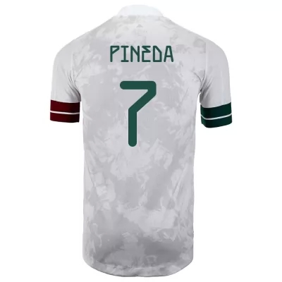 Muži Mexické národné futbalové mužstvo Orbelin Pineda #7 Vonkajší Biely čierny Dresy 2021 Košele Dres