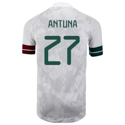 Deti Mexické národné futbalové mužstvo Uriel Antuna #27 Vonkajší Biely čierny Dresy 2021 Košele Dres
