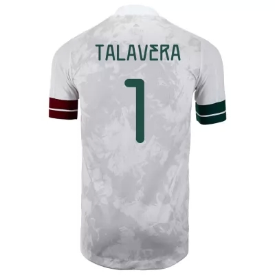 Deti Mexické národné futbalové mužstvo Alfredo Talavera #1 Vonkajší Biely čierny Dresy 2021 Košele Dres