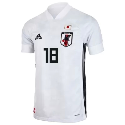 Deti Japonské Národné Futbalové Mužstvo Takuma Asano #18 Vonkajší Biely Dresy 2021 Košele Dres