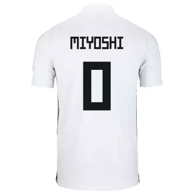 Deti Japonské Národné Futbalové Mužstvo Koji Miyoshi #0 Vonkajší Biely Dresy 2021 Košele Dres