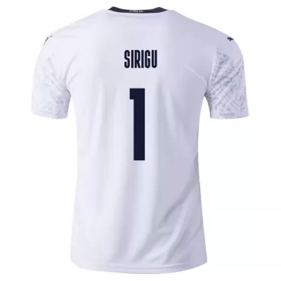 Ženy Talianske národné futbalové mužstvo Salvatore Sirigu #1 Vonkajší Biely Dresy 2021 Košele Dres