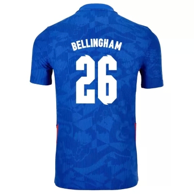 Deti Anglické národné futbalové mužstvo Jude Bellingham #26 Vonkajší Modrá Dresy 2021 Košele Dres