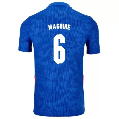 Ženy Anglické národné futbalové mužstvo Harry Maguire #6 Vonkajší Modrá Dresy 2021 Košele Dres