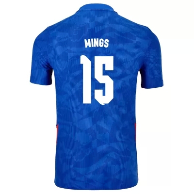 Deti Anglické národné futbalové mužstvo Tyrone Mings #15 Vonkajší Modrá Dresy 2021 Košele Dres