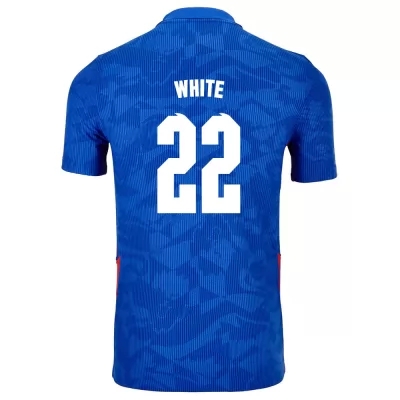 Ženy Anglické národné futbalové mužstvo Ben White #22 Vonkajší Modrá Dresy 2021 Košele Dres