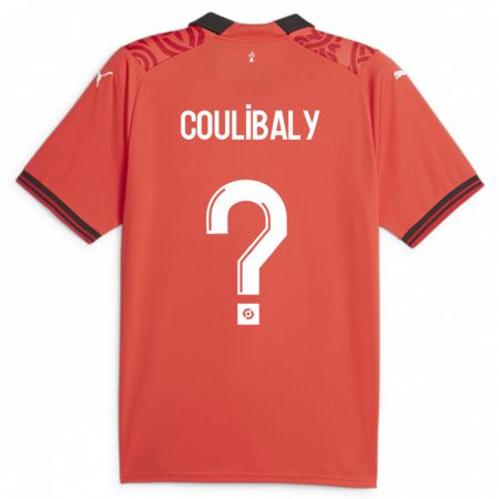Kandiny Deti Joël Coulibaly #0 Červená Dresy Hazai Csapatmez 2023/24 Triĭká