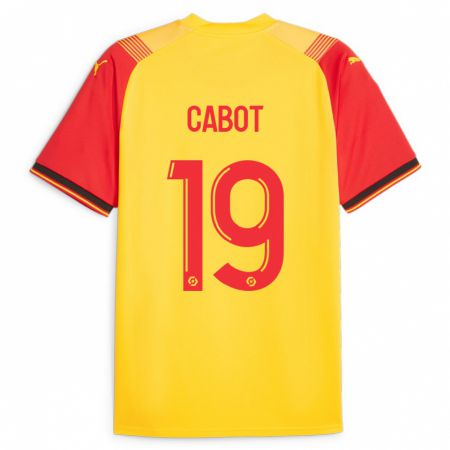 Kandiny Deti Jimmy Cabot #19 Žltá Dresy Hazai Csapatmez 2023/24 Triĭká