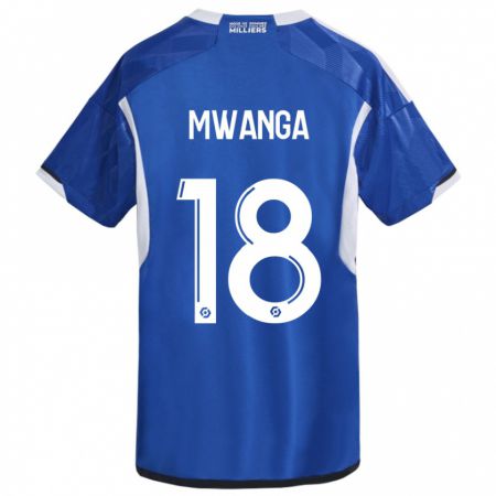 Kandiny Deti Junior Mwanga #18 Modrá Dresy Hazai Csapatmez 2023/24 Triĭká