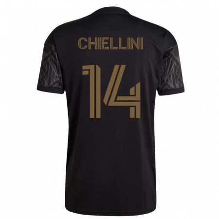 Kandiny Deti Giorgio Chiellini #14 Čierna Dresy Hazai Csapatmez 2023/24 Triĭká