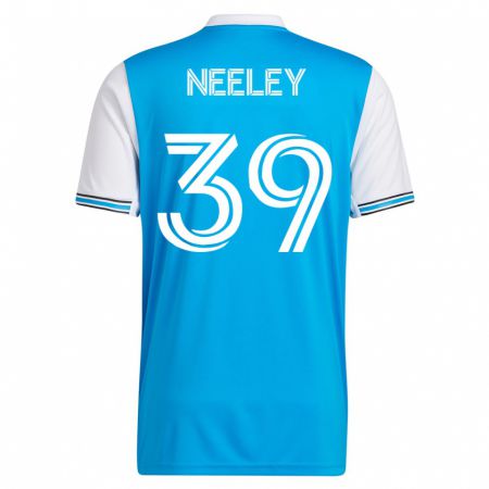 Kandiny Deti Jack Neeley #39 Modrá Dresy Hazai Csapatmez 2023/24 Triĭká