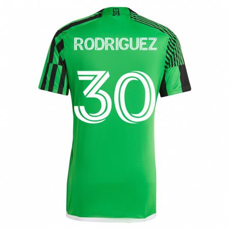 Kandiny Deti Memo Rodríguez #30 Zelená Čierna Dresy Hazai Csapatmez 2023/24 Triĭká