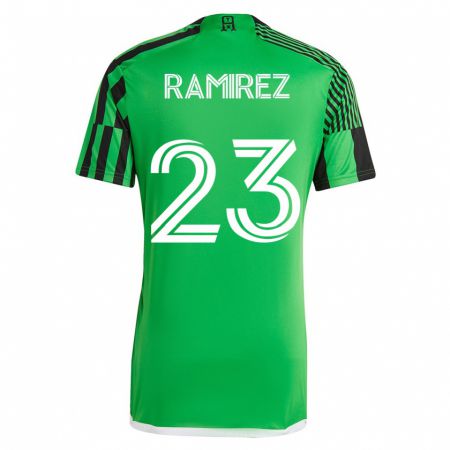 Kandiny Deti Alonso Ramírez #23 Zelená Čierna Dresy Hazai Csapatmez 2023/24 Triĭká