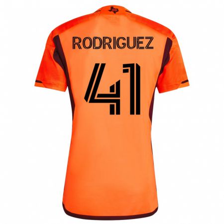 Kandiny Deti Sebastian Rodriguez #41 Oranžová Dresy Hazai Csapatmez 2023/24 Triĭká