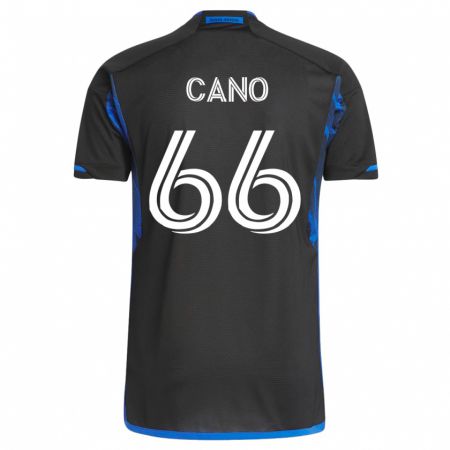 Kandiny Deti Alejandro Cano #66 Modrá Čierna Dresy Hazai Csapatmez 2023/24 Triĭká