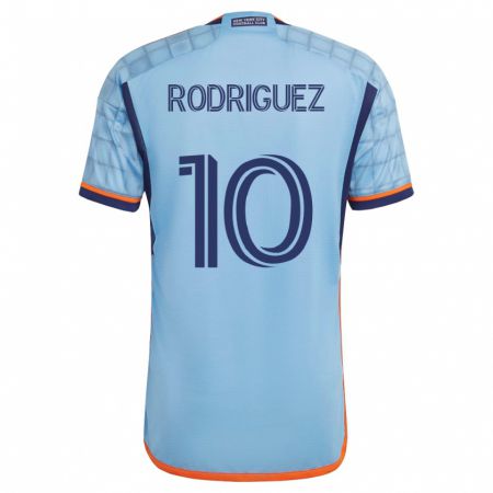 Kandiny Deti Santiago Rodríguez #10 Modrá Dresy Hazai Csapatmez 2023/24 Triĭká